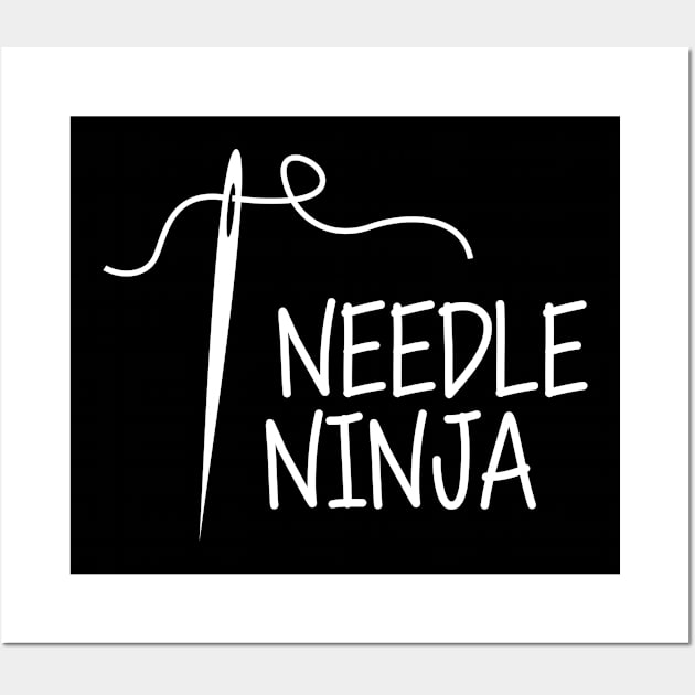 Sewer Tailor - Needle Ninja Wall Art by KC Happy Shop